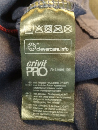 BLUZA CRIVIT ROZMIAR 134/140 GRANATOWA