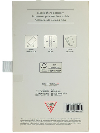 Oryginalne etui Plecki do Iphone 14 Pro Max GUESS czarny