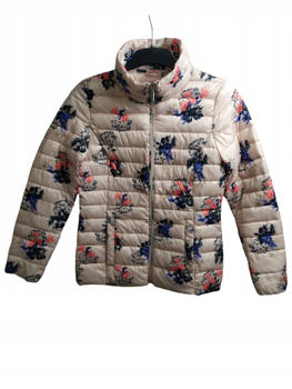 KURTKA DAMSKA PIKOWANA TOM&ROSE ROZMIAR S RÓŻOWA W KWIATY