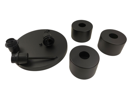 Lampa wisząca LIGHTLOGIC LL EDIR 3xE27 B 66147 Czarny