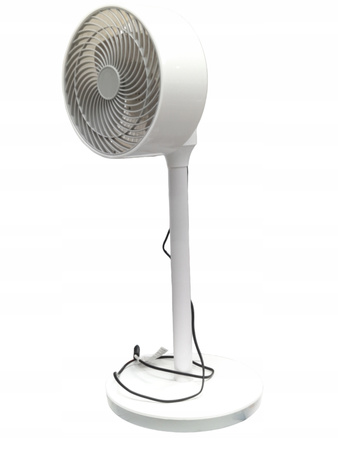 Wentylator stojący 50 W CF-2001Y oscylacja 60° 3 prędkości Biały