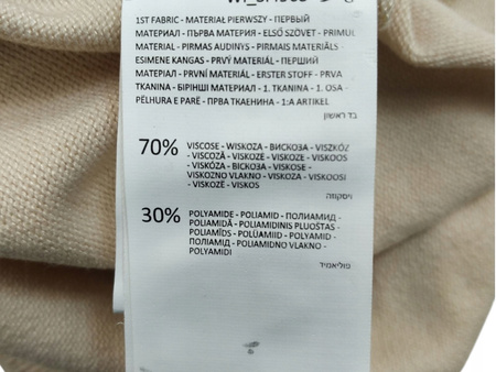 Sweter damski SINSAY Rozmiar L Beżowy