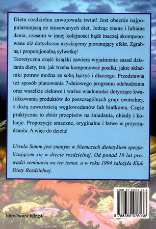 Dieta rozdzielna Ursula Summ