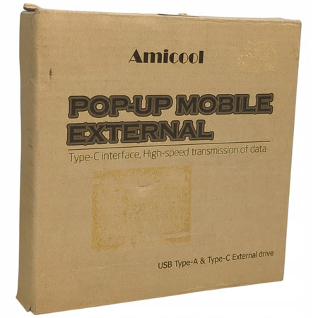 Zewnętrzny napęd DVD POP-UP MOBILE EXTERNAL USB 3.0 Type-C CD DVD