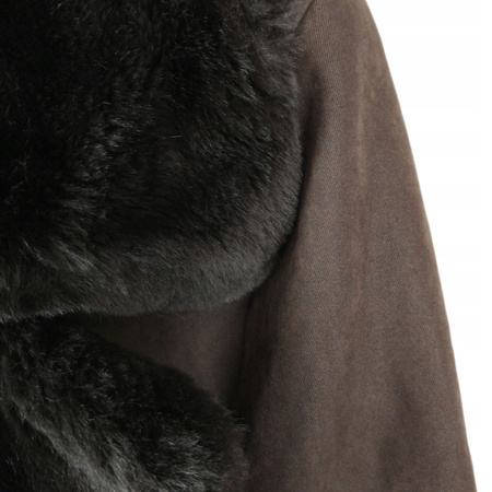 KURTKA ZIMOWA DAMSKA GITYLINE ROZMIAR 42 BRĄZOWA