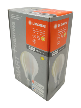 Żarówka LED E27 Classic A75 Dimmable 1055lm 7,5W=75W WiFi ciepła Ledvance