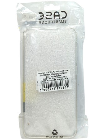 Etui Plecki do Samsung Galaxy A35 5G bezbarwne brokatowe