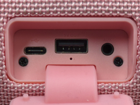 Głośnik mobilny XMUSIC BTS850P Radio FM Różowy