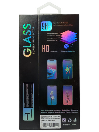 Szkło hartowane 6D do Samsung Galaxy S21 czarna ramka