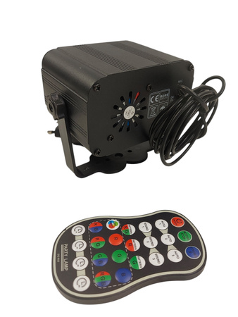 REFLEKTOR LED RGB MAŁY DISCO LIGHT OŚWIETLENIE SCENICZNE PARTY LIGHT