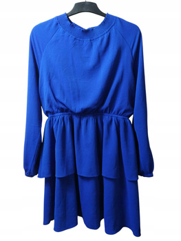 Sukienka damska RESERVED Rozmiar 42 NIEBIESKA