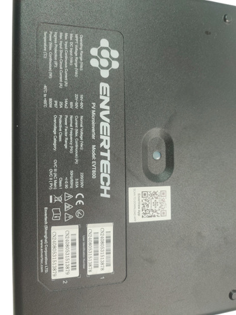 MIKROFALOWNIK ENVERTECH EVT800 PV Microinverter Envertech EVT800 60V 25A