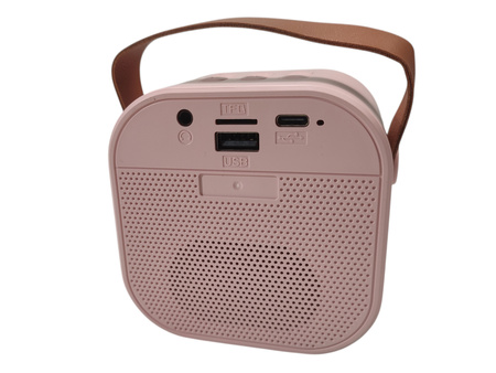 Zestaw do karaoke bezprzewodowy przenośny K12 Bluetooth RGB 2x mikrofon