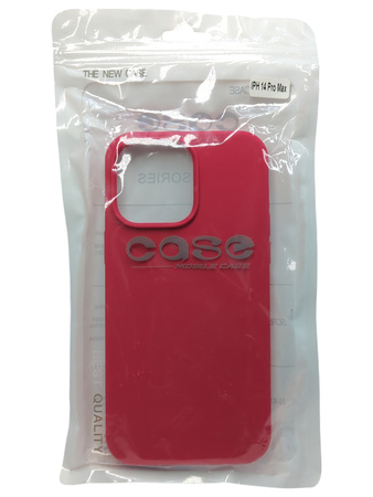 Etui plecki Silicone Lite Case do Iphone 14 Pro Max bordowy