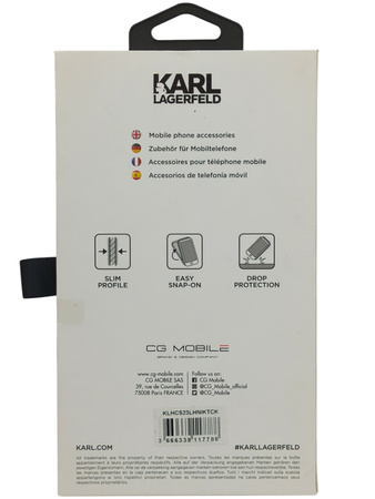 Etui Karl Lagerfeld Plecki do Samsung Galaxy s23 Ultra czarne