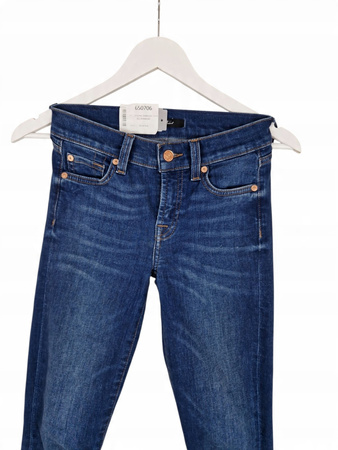 7 FOR ALL MANKIND Damskie Jeansy Granatowe 27