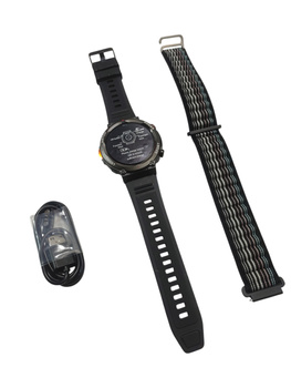 Smartwatch męski Blackview W50 Pro BT 1,45" czarny + dodatkowy pasek