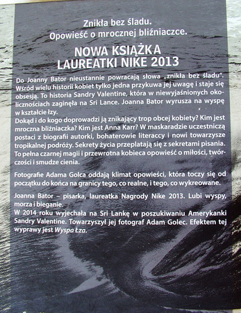 Wyspa Łza Adam Golec, Joanna Bator