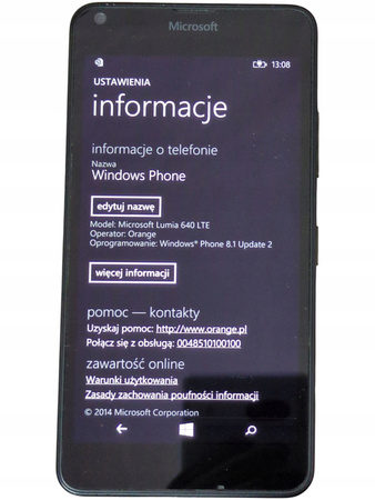 Smartfon MICROSOFT Lumia 640 1/8GB 5.0" Czarny