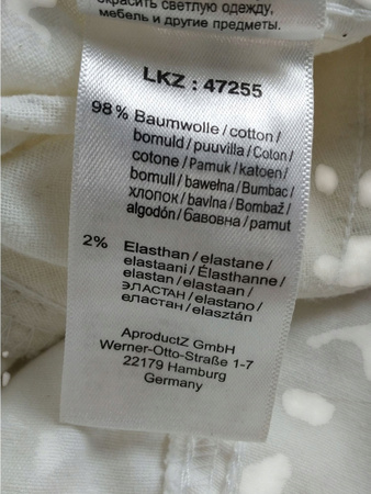 SPODNIE JEANSOWE DAMSKIE ARIZONA ROZMIAR 38 BIAŁE