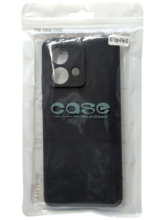 Etui plecki Silicone Lite Case do Motorola Edge 40 Neo 5G czarny