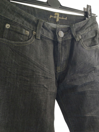 Spodnie damskie jeans 7 FOR ALL MANKIND ROZ.26 Szare