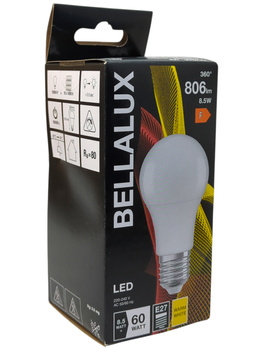 Żarówka LED Bellalux E27 8,5W 806lm 2700K matowa