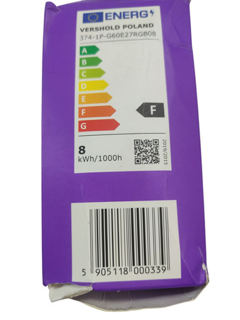 Żarówka LED z pilotem RGB Lethe Lampa E27