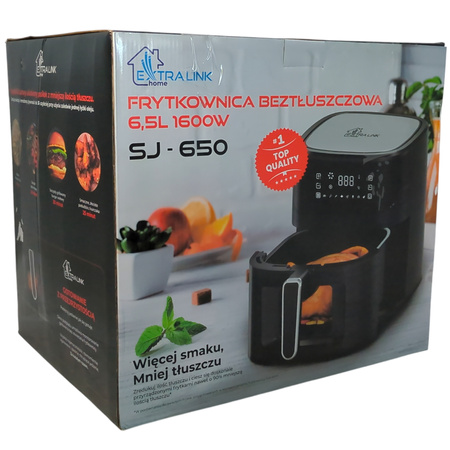 Frytkownica beztłuszczowa Extralink Smart Life SJ-650 6,5L 1600W