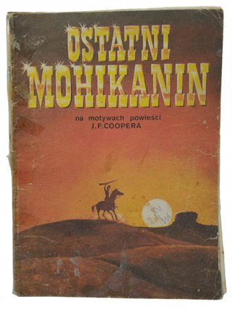 Komiks OSTATNI MOHIKANIN J.F.COOPER
