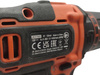Wkrętarka udarowa akumulatorowa Black&Decker BCD700S2S 18V 1,5 Ah 10mm 1400