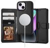 Etui Tech-Protect Wallet MagSafe do iPhone 15 Plus Czarne skórzane