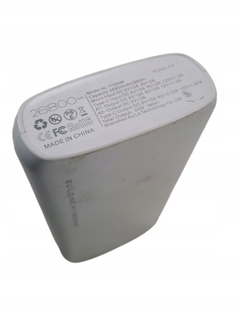 POWERBANK KUULAA KL-Y30AM 26800mAh/99Wh BIAŁY