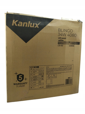 Panel LED podtynkowy BLINGO 34W 4080 60NW