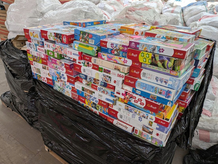 PALETA PUZZLI - 400 SZTUK RÓŻNORODNYCH ZESTAWÓW!