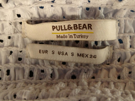 SUKIENKA PULL&BEAR ROZMIAR S BIAŁA