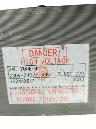 TRANSFORMATOR GAL-700E-4 NA ZGRZEWARKĘ Z MIKROFALI
