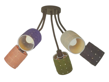 Lampa Ledvance Decor Felt Weaving Cans Sufit Wielokolorowy
