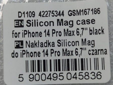 Etui Plecki do Iphone 14 Pro Max Mag Case czarne