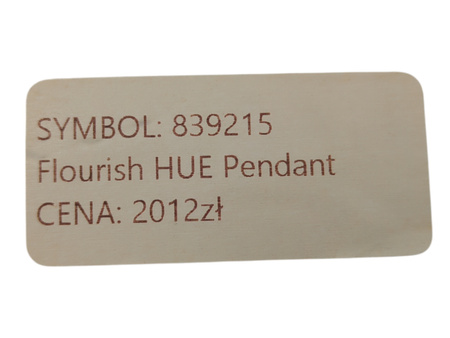 Oprawa Lampa wisząca Philips Flourish Hue Pendant White 40906/31/P7
