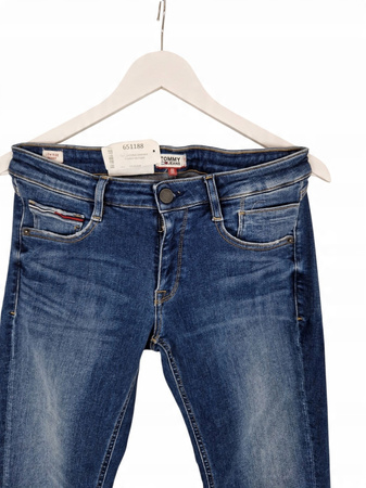 Tommy Hilfiger Damskie Spodnie Materiałowe Czarne XS