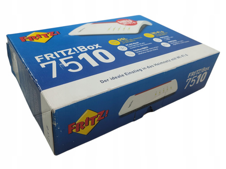 Router Wi-Fi FRITZ!Box 7510 DSL WAN Wi-Fi 6 MESH
