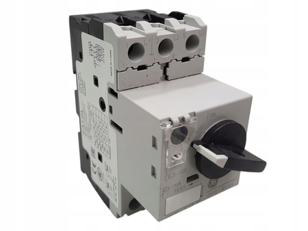 Wyłącznik silnikowy GPS1BHAK zakres 6.3-10A, 3/4kW Icu 100kA pokrętło