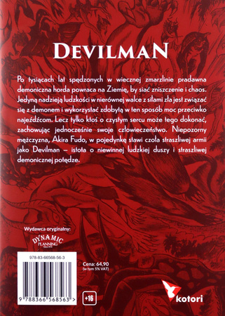 KOMIKS DEVILMAN 1 GO NAGAI