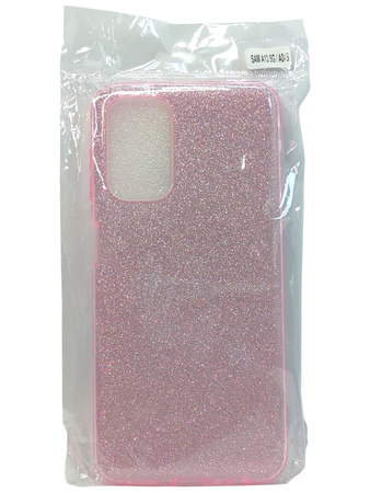 Etui Plecki do Samsung Galaxy A13 5G / A04S różowe brokatowe