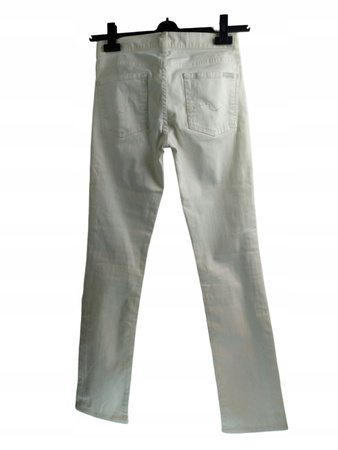 Spodnie damskie Białe 7 FOR ALL MANKIND ROZ.27