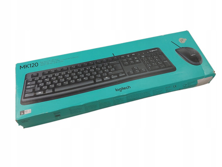 Klawiatura Logitech K120 Keyboard czarna USB QWERTZ