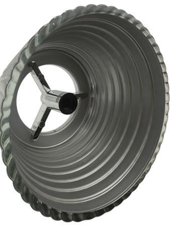 Lampa wisząca STOŻEK Redlux CORONA R12055 E27 Srebrna