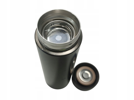 KUBEK TERMICZNY Z WYŚWIETLACZEM LED 500ML