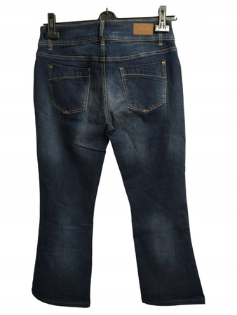 SPODNIE JEANS DAMSKIE JOHN BANER ROZMIAR 40 GRANATOWE